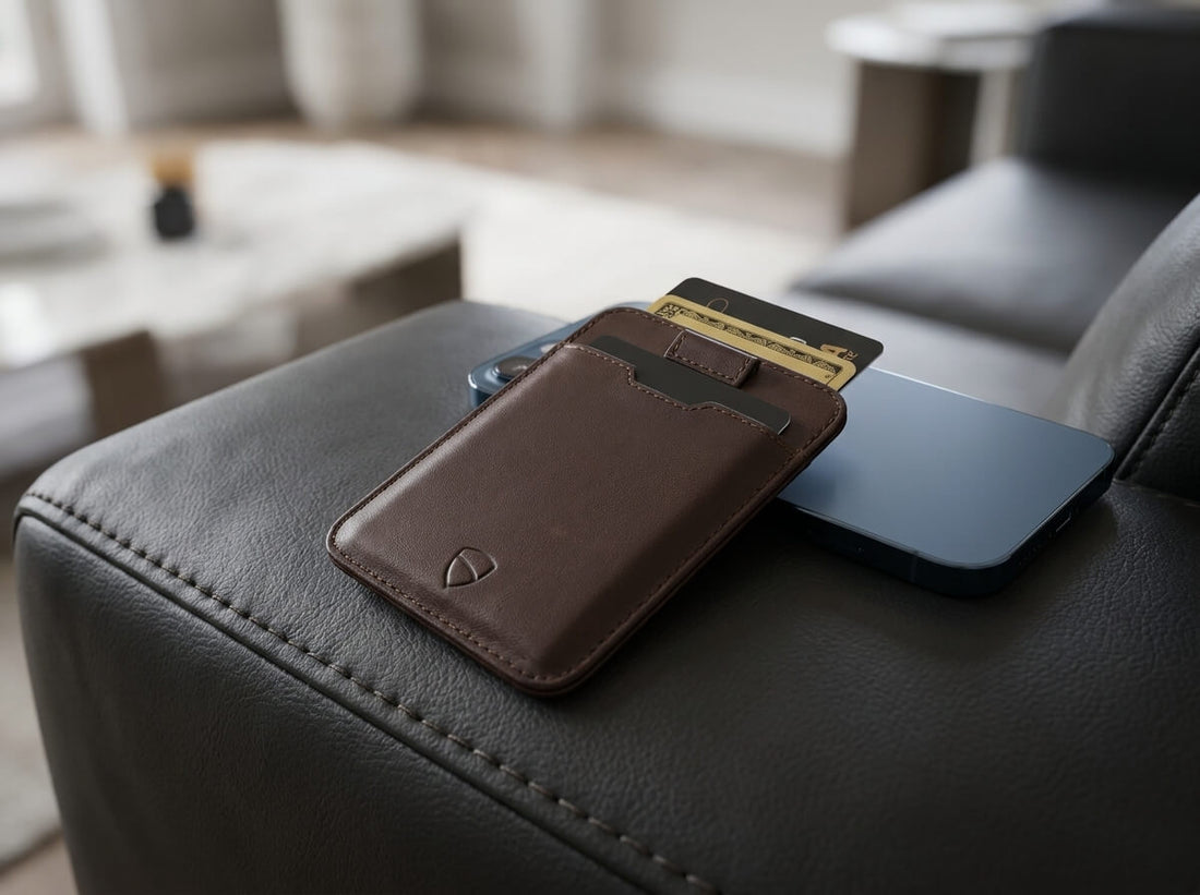 Vaultskin Chelsea Card Holder on iPhone