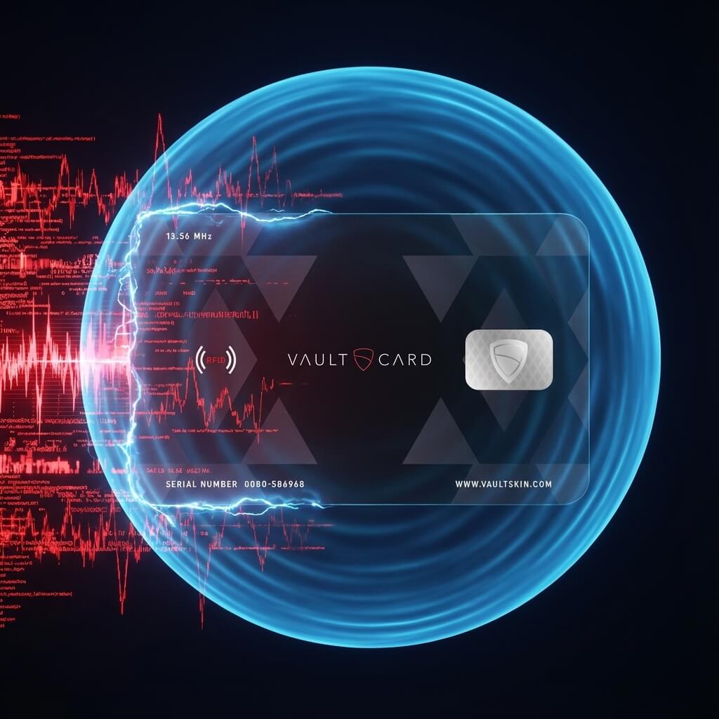 Vaultcard protecting against malicious signals.