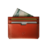 Minimalist leather wallet for office style