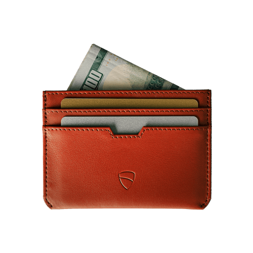 Minimalist leather wallet for office style