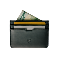 Classic minimalist design leather card wallet