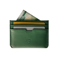 Luxury minimalist leather card wallet