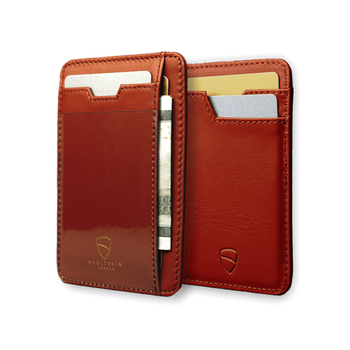 Close-up of Brixton's fine leather texture