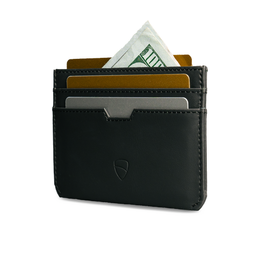 Professional slim wallet with RFID blocking