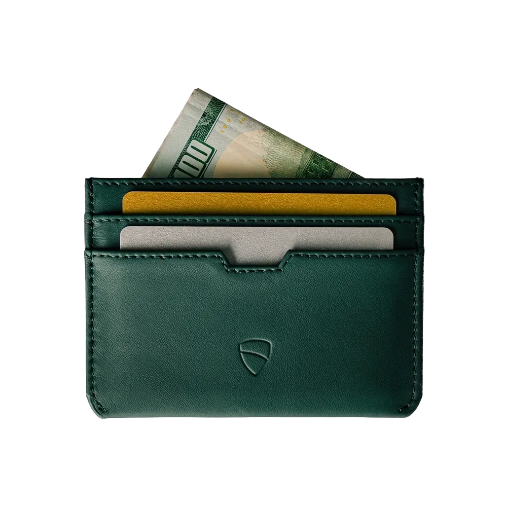 vaultskin front view of the slim wallet