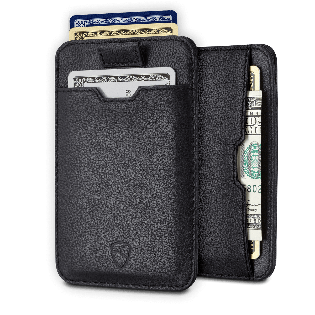 Credit Card Holder - Credit Card Wallet - Black Card Organizer - Handmade - Small Credit Card Holder - Minimalist Wallet