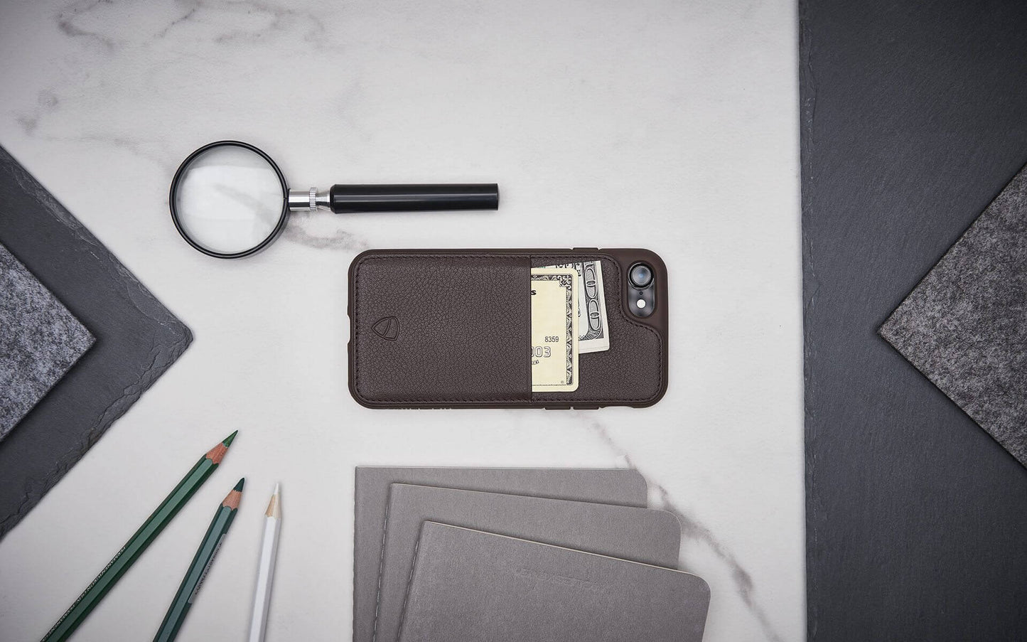 Modern iPhone XS Wallet Case