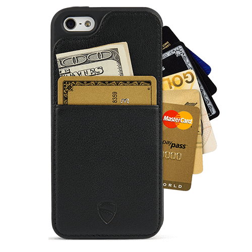 iPhone SE Leather Wallet Case