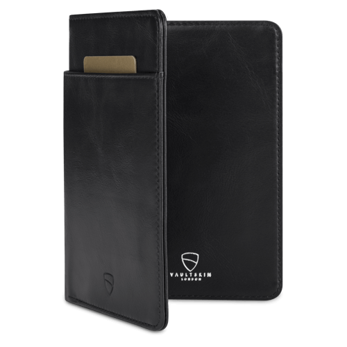 Kensington leather passport holder