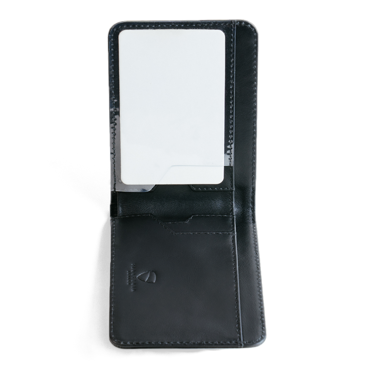 Leather ID Wallet - Black