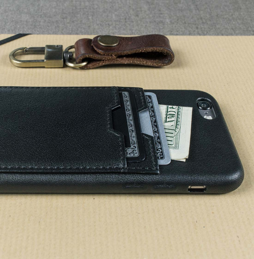 Luxury iPhone case with a pocket for cards - SOHO TWO by Vaultskin London