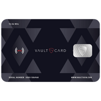 VAULTCARD RFID blocking and jamming credit card id protection wallet, card holder