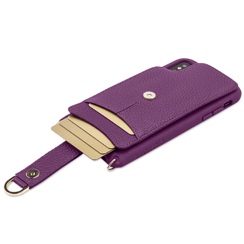 Case pocket iPhone X strap