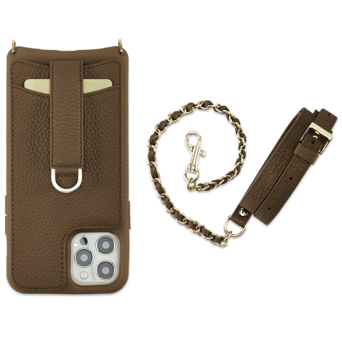 Fashionable iPhone 13 Pro lanyard wallet