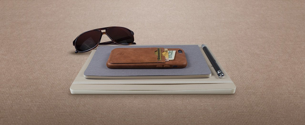 Non-Slip Grip Leather Case
