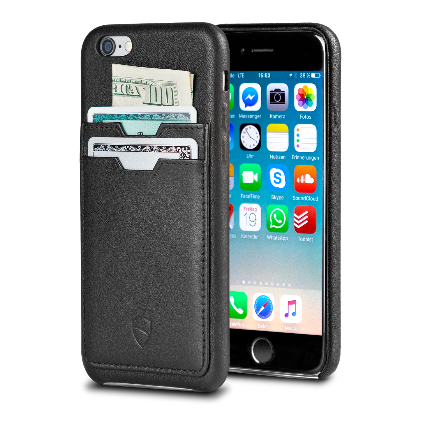 iPhone 6 Sleek Leather Bumper