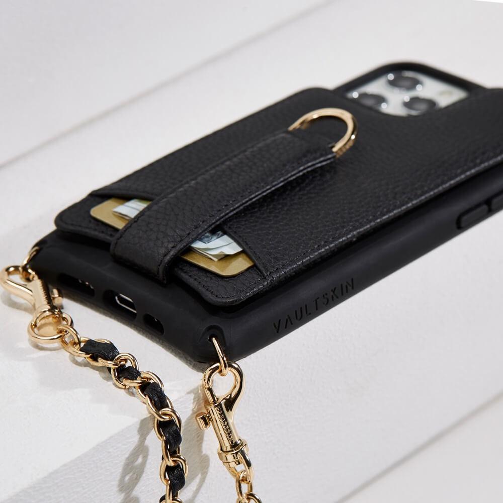 Elegant iPhone 12 leather pouch