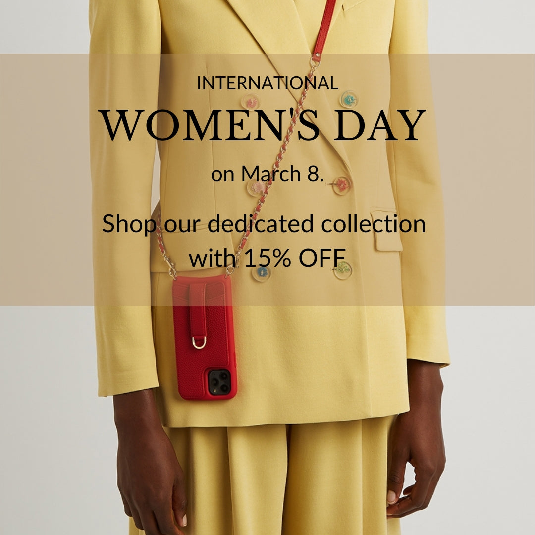 Shop Our Women's Day Sale: 15% Off + Free Gift Packaging on RFID Leather Accessories!