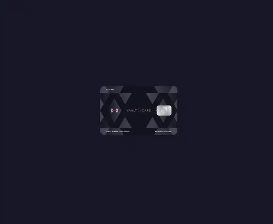 VAULTCARD RFID blocking card by Vaultskin