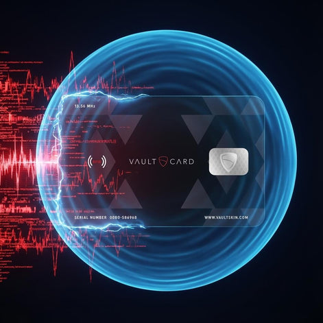 Vaultcard protecting against malicious signals.