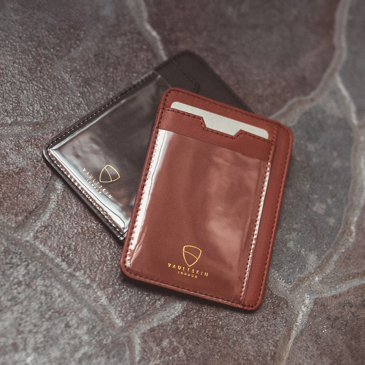 Minimalist design of Brixton leather wallet