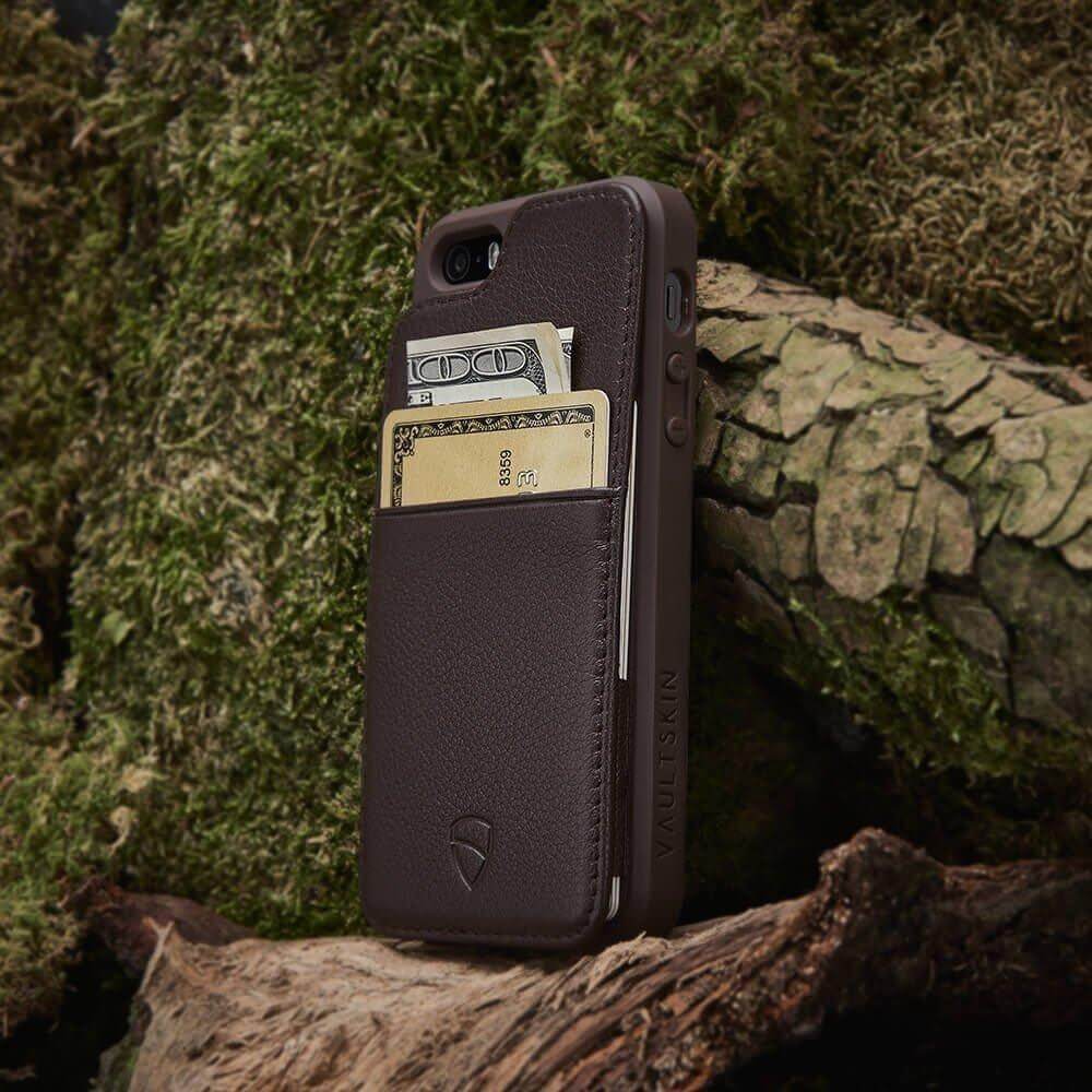 Vaultskin ETON ARMOUR WALLET CASE for iPhone SE 5S Sleek