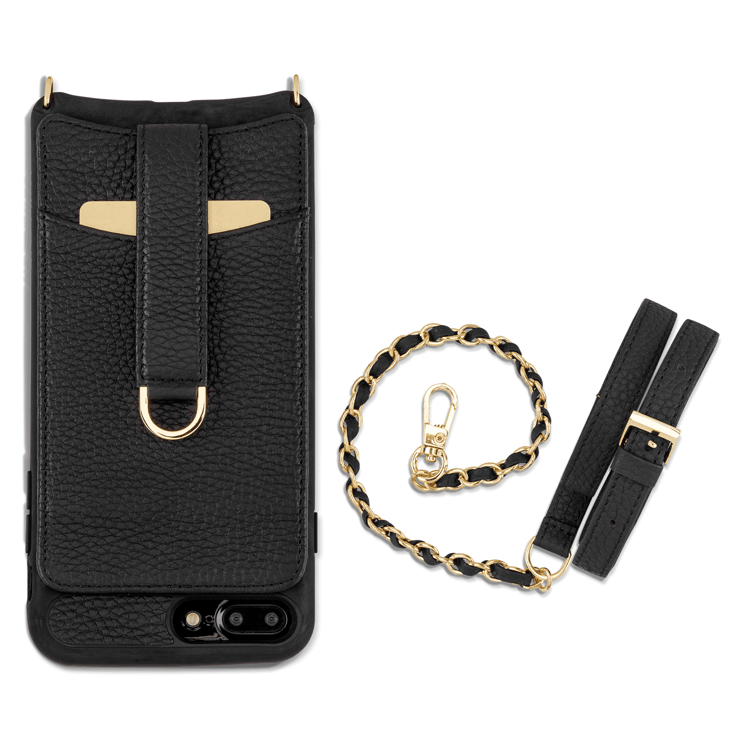 Vaultskin VICTORIA Crossbody Wallet Case for iPhone 7/8 Plus Chain