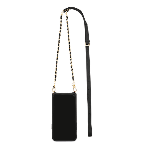 Vaultskin Victoria Elegance Luxurious Crossbody iPhone X XS Wallet Case British Design Leather 9 Card Storage Chain Strap Brown