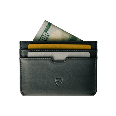 Classic minimalist design leather card wallet