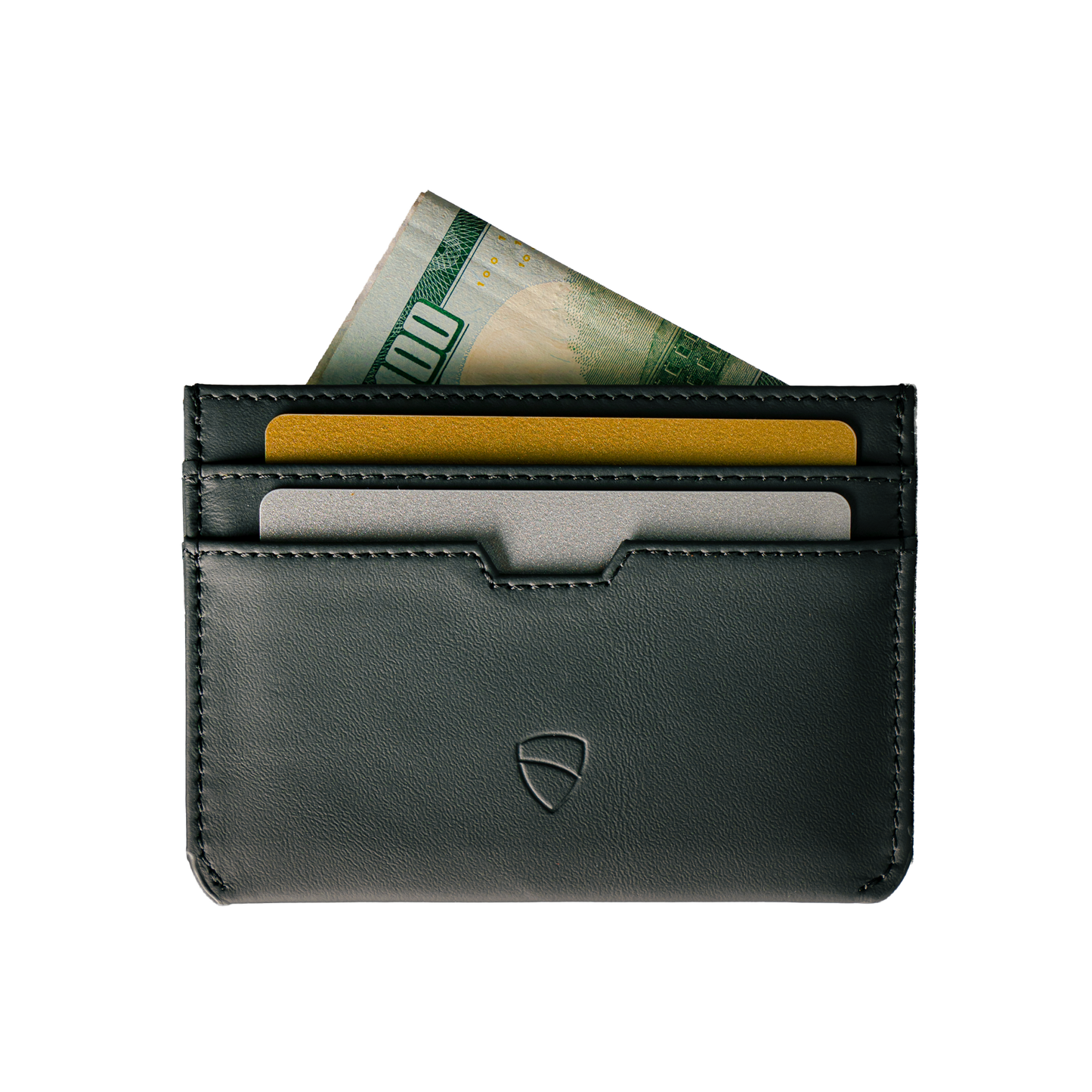 Classic minimalist design leather card wallet