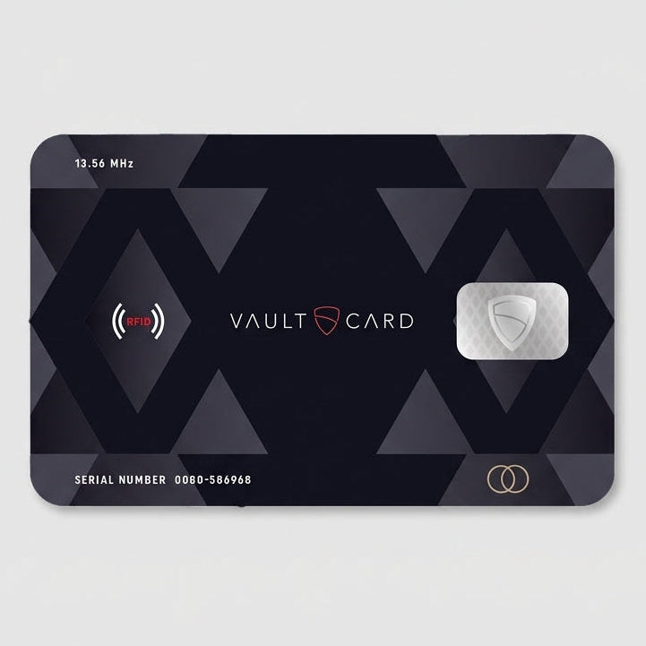 Vaultcard on white background