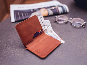 Slim Minimalist Wallet for Cards and Cash, Invisible Card Holder