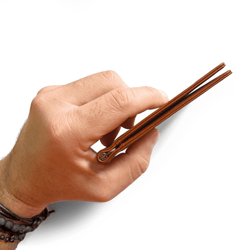 Vaultskin BROMPTON cognac wallet angled view showing slim profile and fine stitching