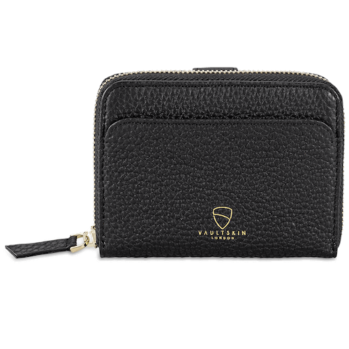 Vaultskin BELGRAVIA - Leather Zipper Wallet with RFID Blocking