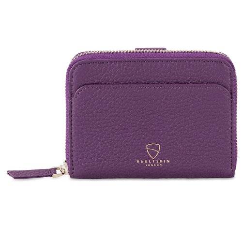 Vaultskin BELGRAVIA - Leather Zipper Wallet with RFID Blocking