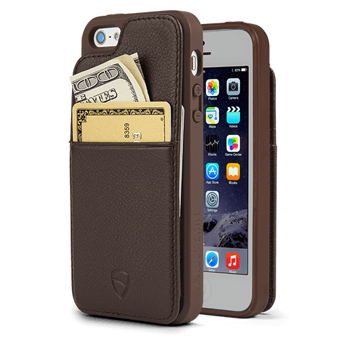 Vaultskin ETON ARMOUR WALLET CASE for iPhone SE 5S Sleek