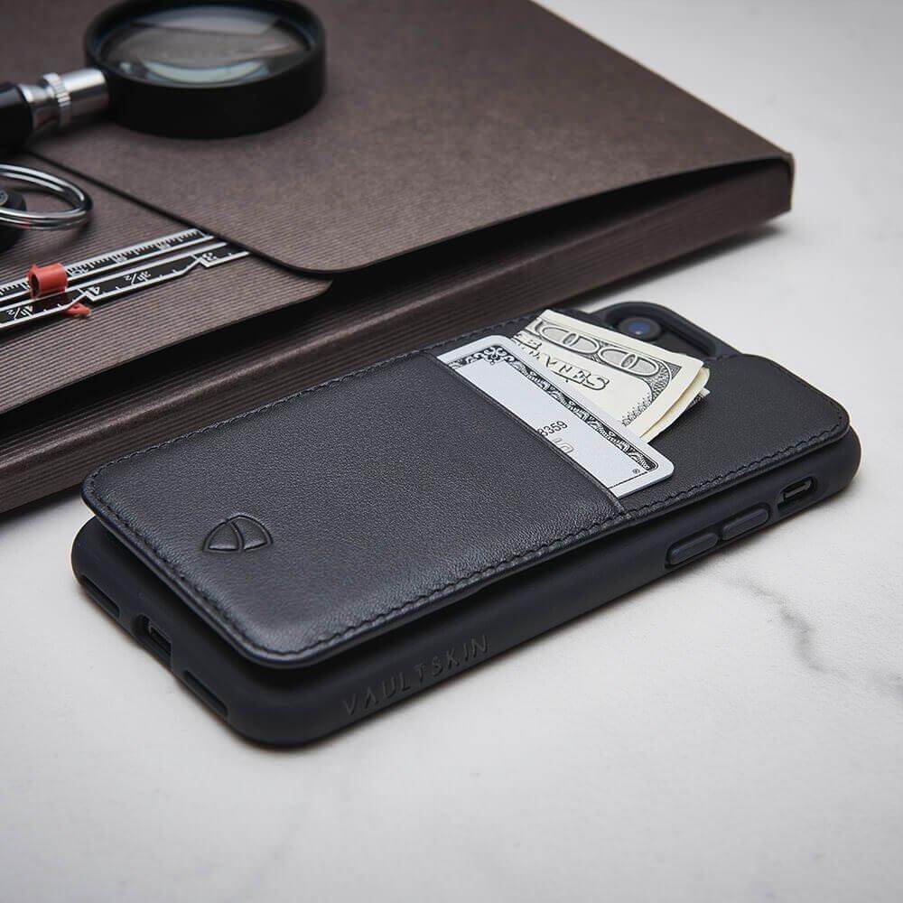 Luxury iPhone case with a pocket for cards - ETON Armour by Vaultskin London 