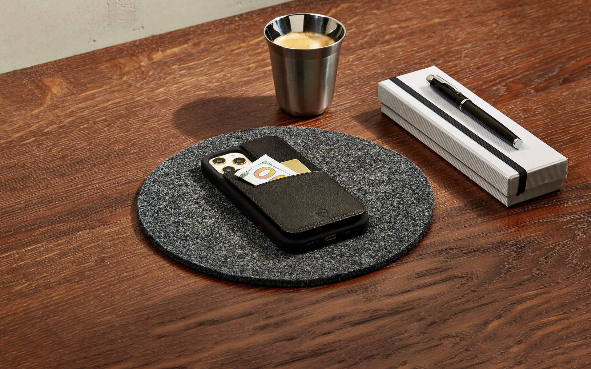 iPhone case with card holder - ETON by Vaultskin London 