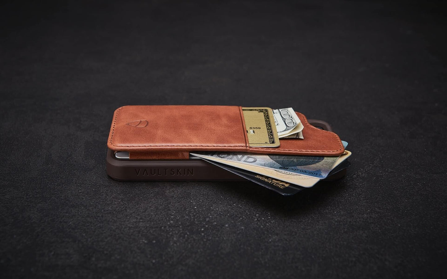 iPhone SE Card Holder Leather