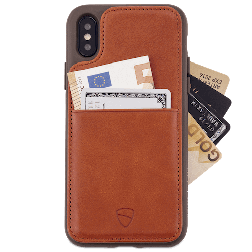 Vaultskin ETON ARMOUR - Leather Wallet Case for iPhone 12 / 12 Pro