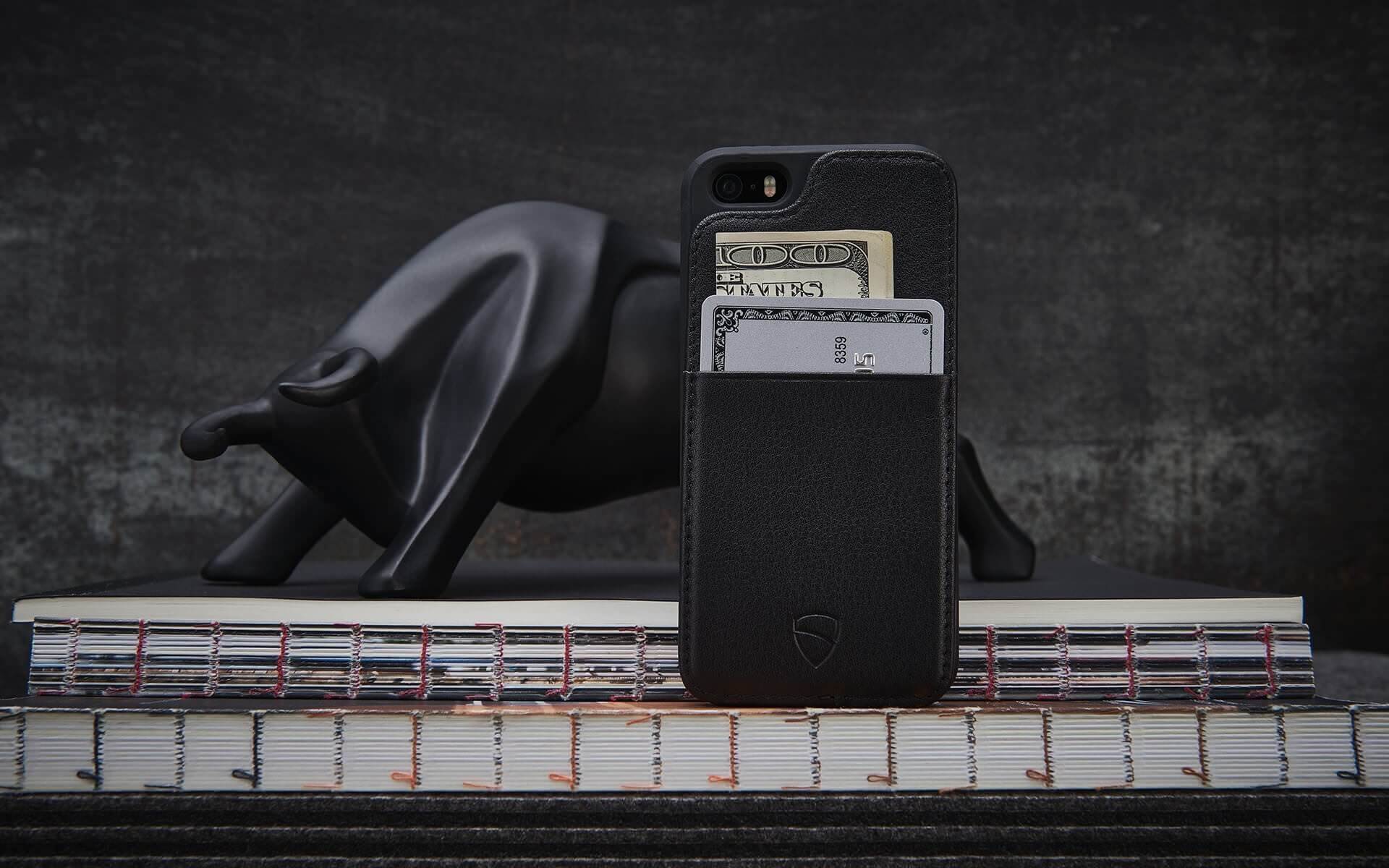 iPhone SE 2 / 3 Gen Leather Wallet Case Cover Card Holder for
