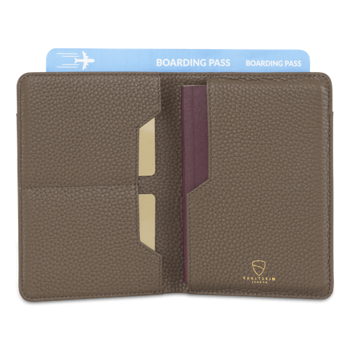 Kensington Passport Wallet by Vaultskin Brown