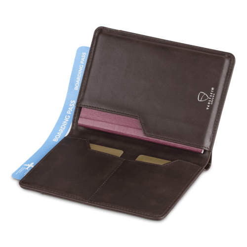 Stylish passport cover with slots