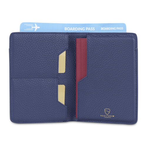 Luxury passport wallet in fine leather