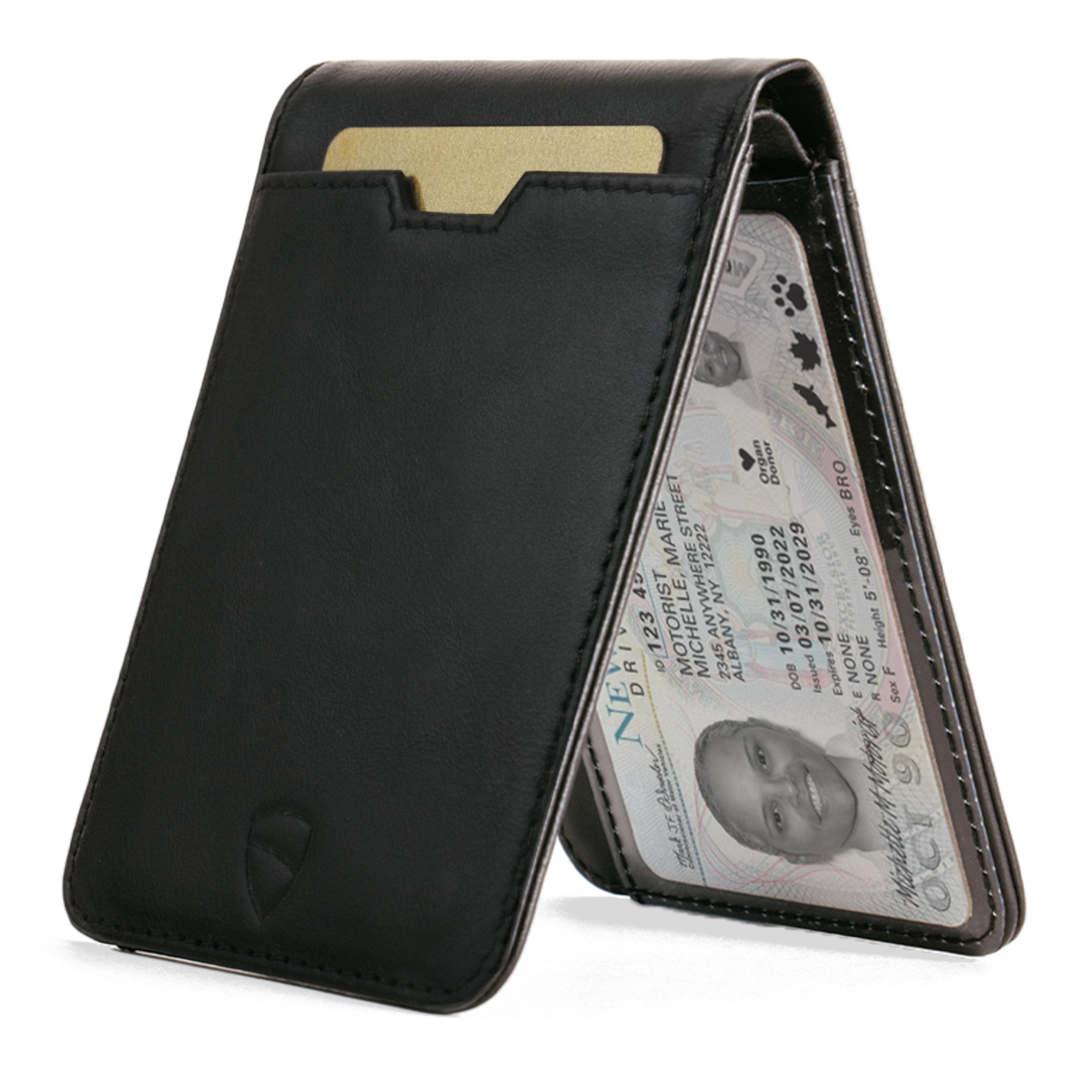 Vaultskin CHELSEA Minimalist Leather Wallet. RFID Blocking Card Holder