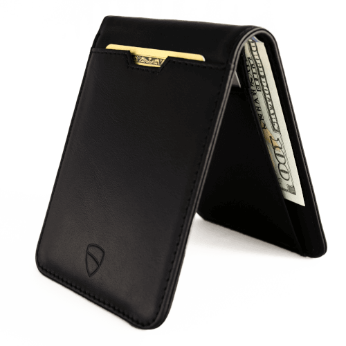 Vul in instinct James Dyson Vaultskin MANHATTAN - RFID Blocking Leather Wallet, Slim Front Pocket