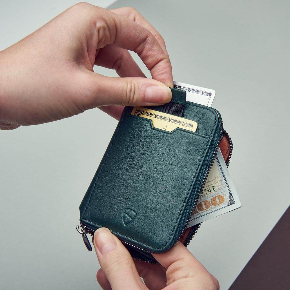 High-end men's leather wallet