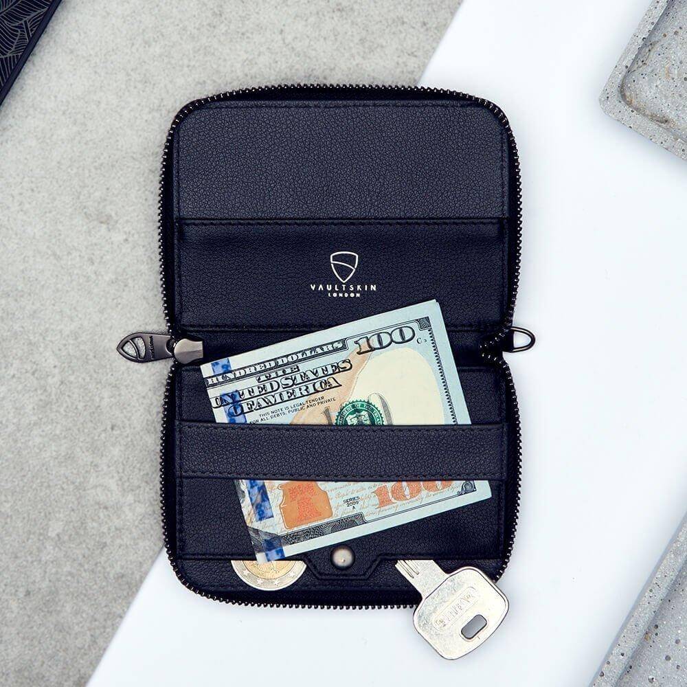 Knox Zip Wallet - Minimalist 3-Sided Zipper Wallet 