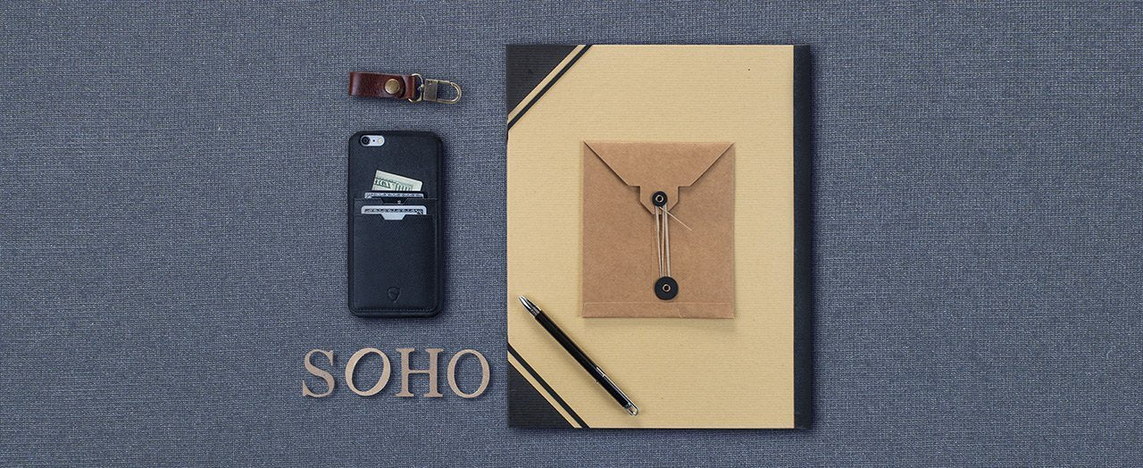 Elegant SOHO Two Leather Case