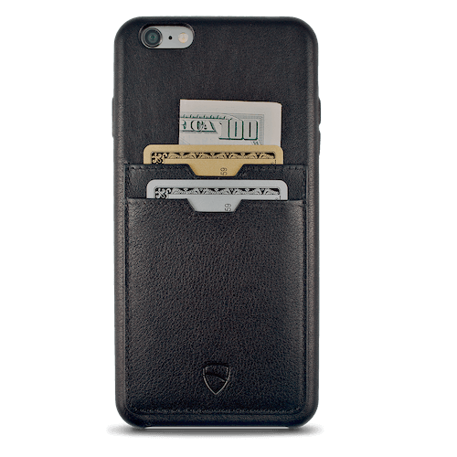iPhone case with integrated card wallet - SOHO TWO by vaultskin London